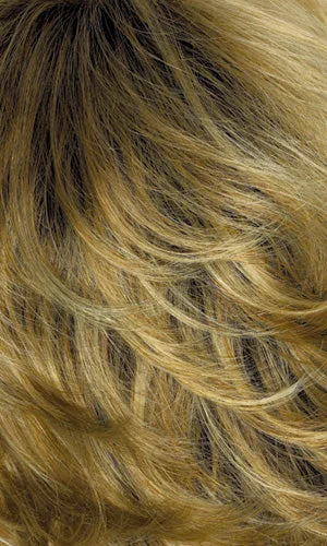 BUTTERNUT | Gold blonde with light blonde highlights and brown roots