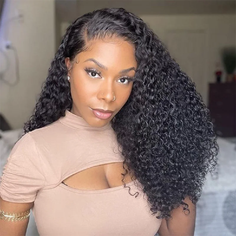 Curly wig with a water - wave texture for a unique and stylish choice 13x4/13x6 Real HD Lace Frontal Wigs Deep Curly Human Hair Curly wig with a water - wave texture for a unique and stylish choice 13x4/13x6 Real HD Lace Frontal Wigs Deep Curly Human Hair