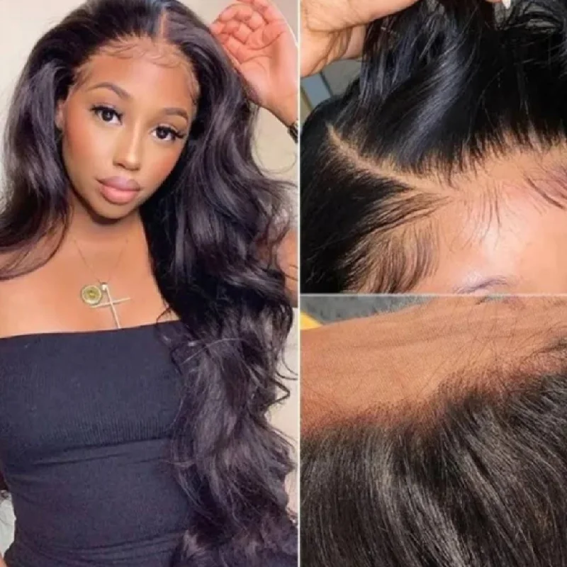 10A Brazilian Body Wave 4x4 5x5 Undetectable Invisible HD Lace Closure Wig