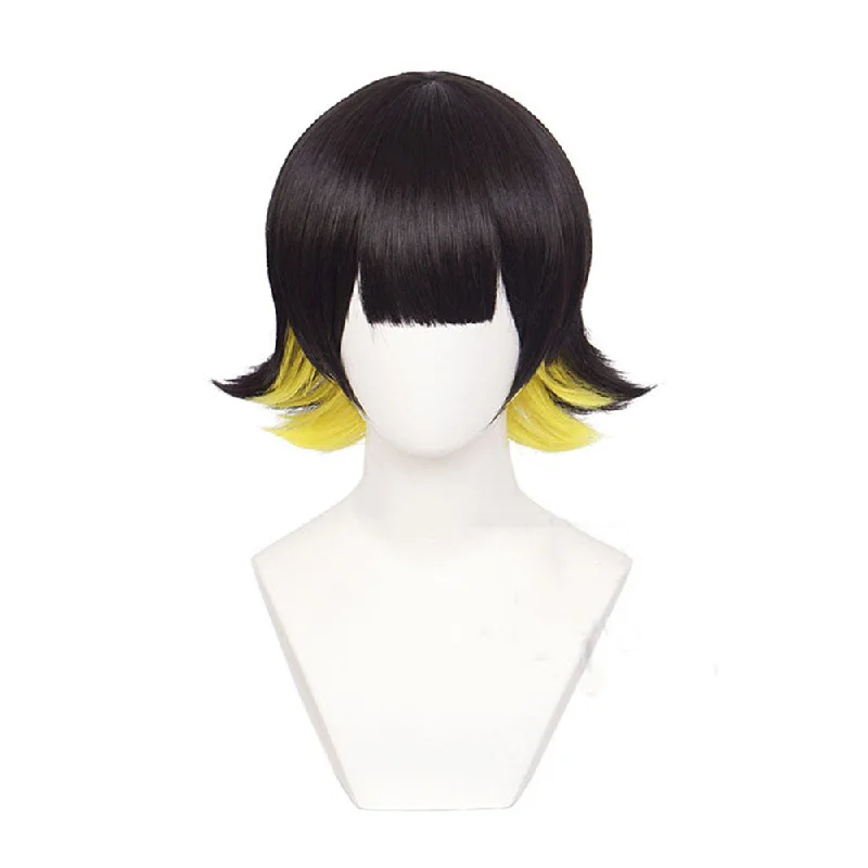 Bob Wigs with Middle - Parted Styles​ Cosplay Wig - Blue Lock - Bachira Meguru