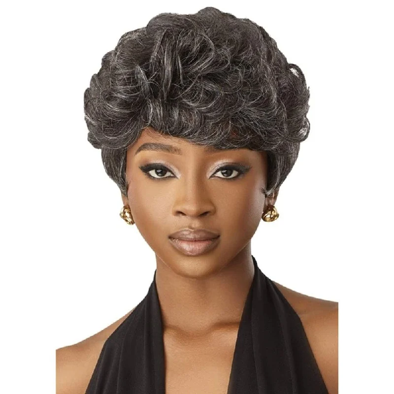 Outre Fab & Fly Human Hair Gray Glamour Wig - Joan