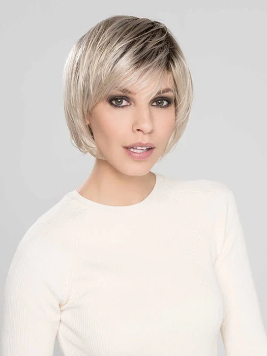 Wig with long bangs for a trendy look beam
