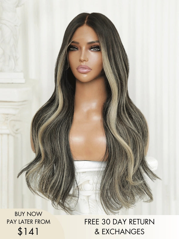 Hattie Ash Blonde Highlights Glueless Wig