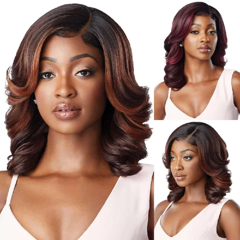 Bob Wigs for Running​ Outre Melted Hairline Synthetic Lace Front Wig - Arlissa
