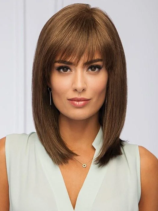 Wig with layered bangs for added dimension Stepping Out | Synthetic Wig (Mono Part)