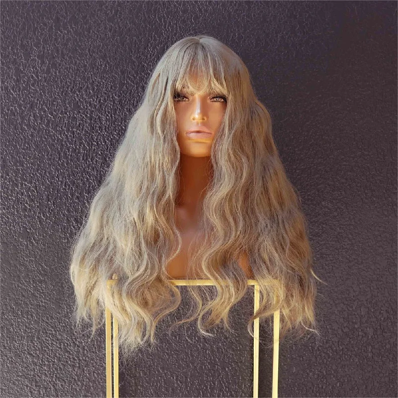 Wig with bangs for a 1980s retro look CHARLIE Moss Fringe Wig