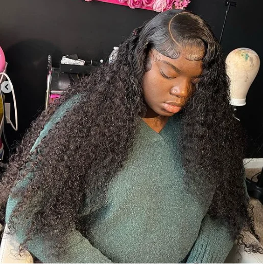 Lace - front curly wig for a seamless hairline Virgin Hair Deep Curly Wigs 13x4 13x6 HD Lace Frontal Wig Lace - front curly wig for a seamless hairline Virgin Hair Deep Curly Wigs 13x4 13x6 HD Lace Frontal Wig