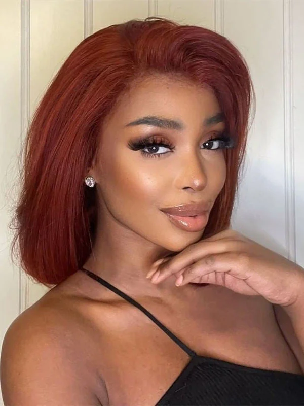 Bob Wigs in Pastel Colors for a Trendy Look​ Bob Wigs for Cycling​ Chinalacewig Bob Style Virgin Malaysian Human Hair 13x4 Transparent Lace Front Wigs NCF108