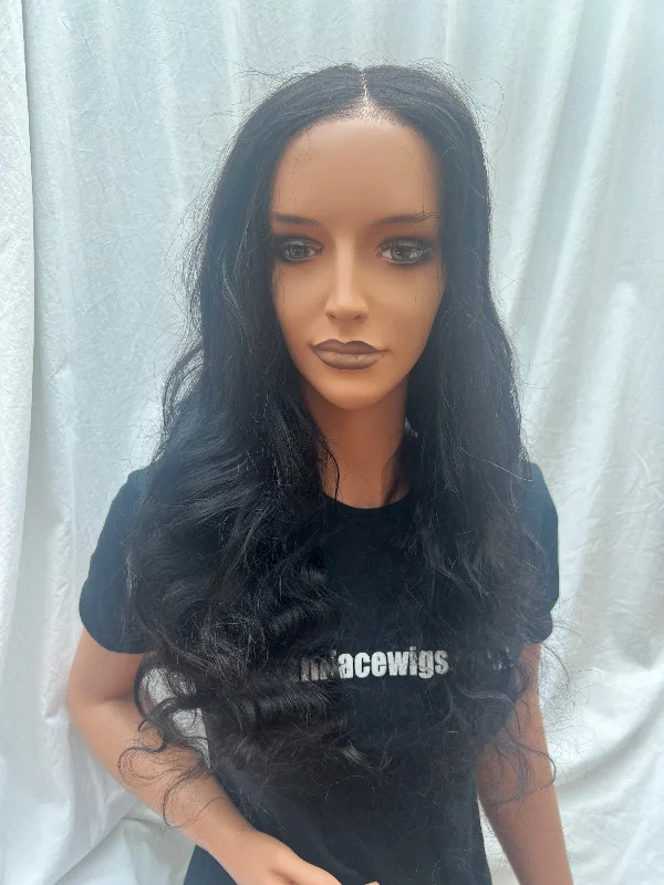 Wavy Wigs for Halloween Costumes (Witch, Mermaid) PRE-PLUCKED Wavy 5x5 Glueless Lace Front Wig 20 inches natural colour #2, Brazilian Virgin Remy HH-PRPL-GLLF20 Wavy Wigs for Halloween Costumes (Witch, Mermaid) PRE-PLUCKED Wavy 5x5 Glueless Lace Front Wig 20 inches natural colour #2, Brazilian Virgin Remy HH-PRPL-GLLF20