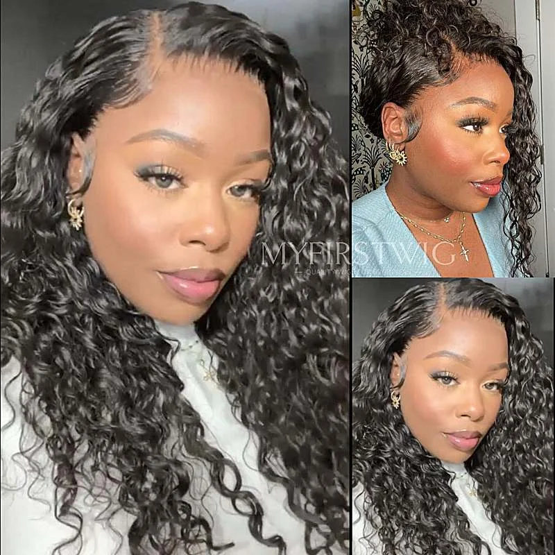 16-20 Inch Soft Deep Wave Curly HD Lace Wear & Go Glueless Wig - CLC008