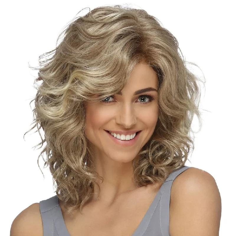 MCKSSRT4 Gold Brn w/ Copper Blonde HL & Dark Brn Roots