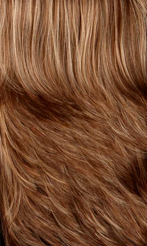 NUTMEG | Medium brown with gold blonde & strawberry & auburn highlights