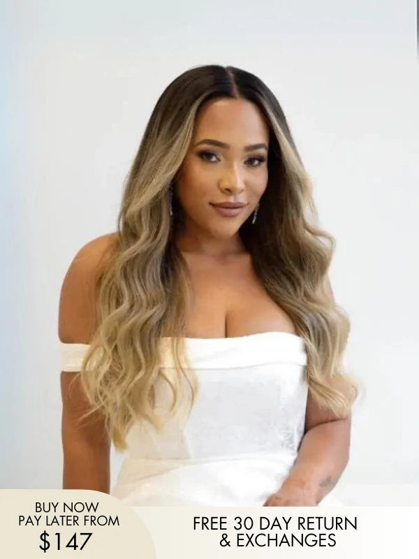 Larisa Honey Blonde Glueless Human Hair Wig