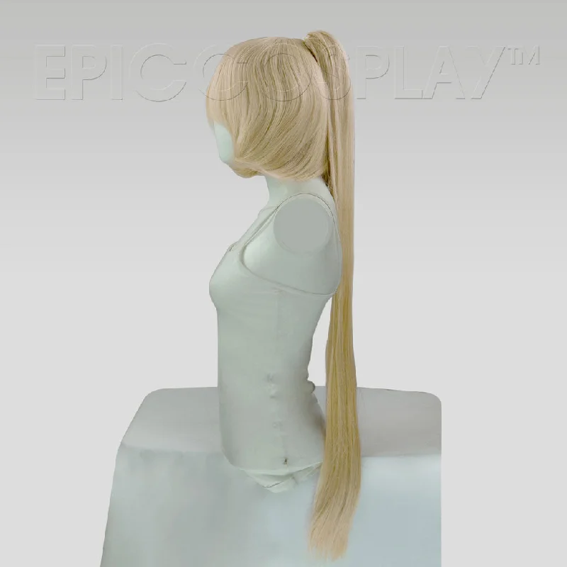 Long - length wig with a honey - blonde color for a warm and sunny appearance Leto - Blonde Mix Wig