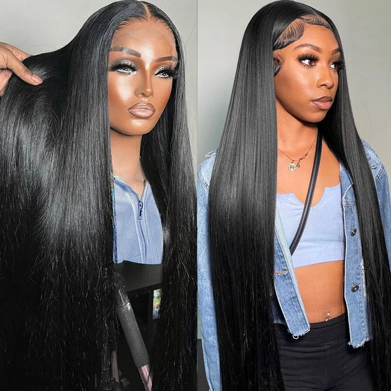 Ishow Straight Hair & Body Wave Lace Wigs Affordable Glueless Human Hair Wigs